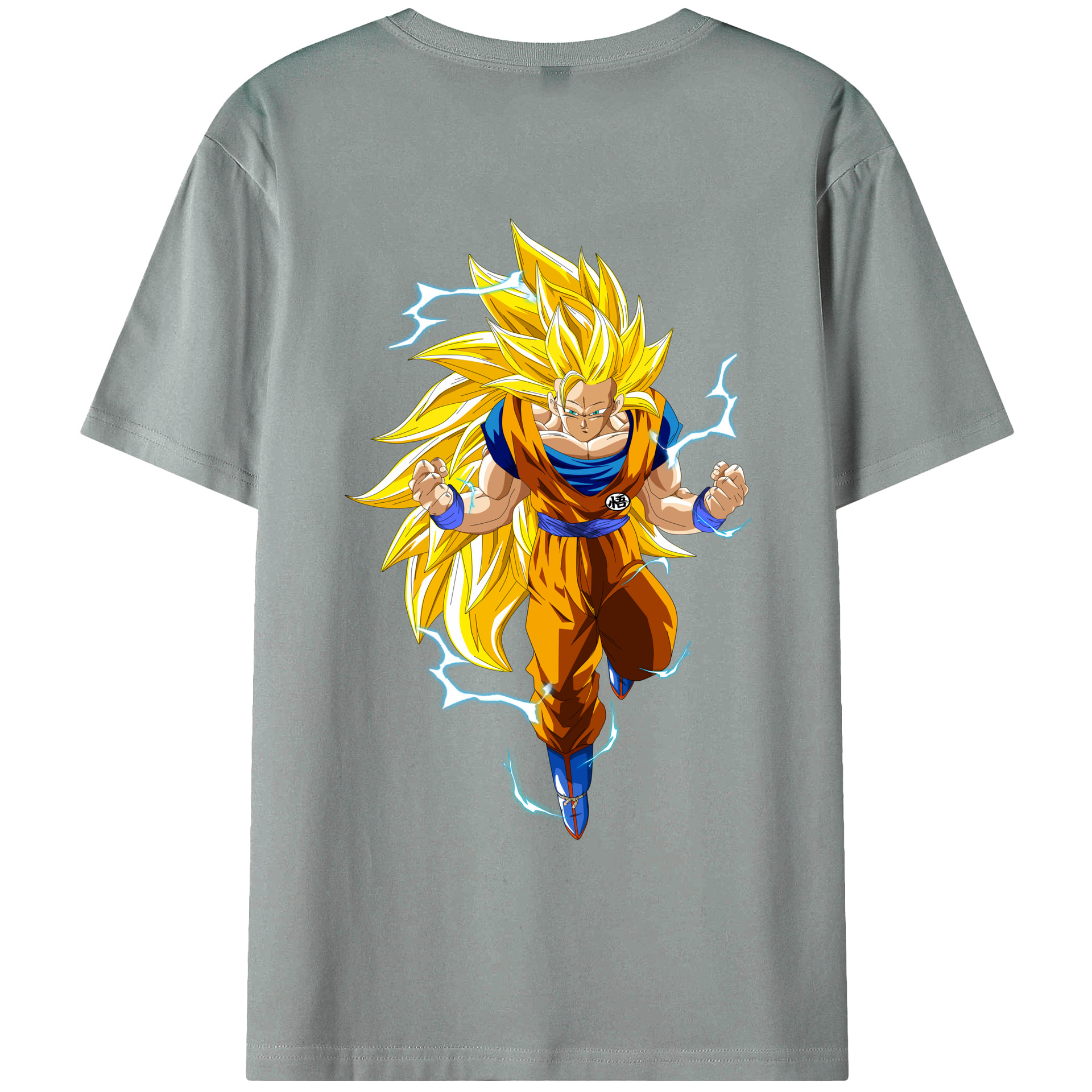 （画像用） ドラゴンボール 孫悟空（そん ごくう）Son Goku カカロット DRAGON BALL Kakarotto 綿100％ メンズ半袖Tシャツ（バックプリント） 通気性